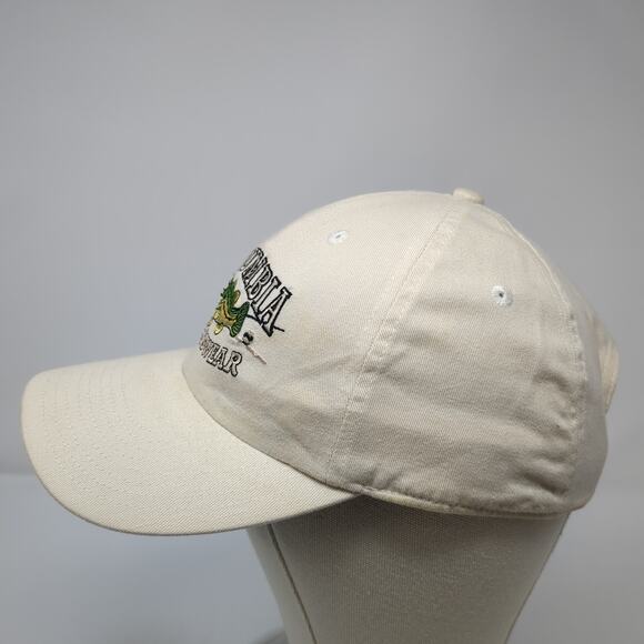 Columbia Sportswear Slideback Baseball Cap Beige One Size Adjustable Embroidered - Picture 3 of 9